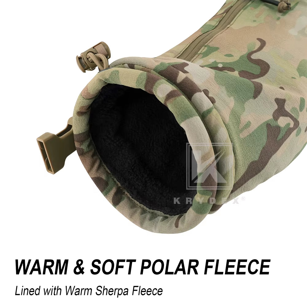 Tactical Hand Warmer Pouch Water-Resist Vest Drop Hanger Muff Warmer Pouch Outdoor Winter Hunting Field Survival Gear