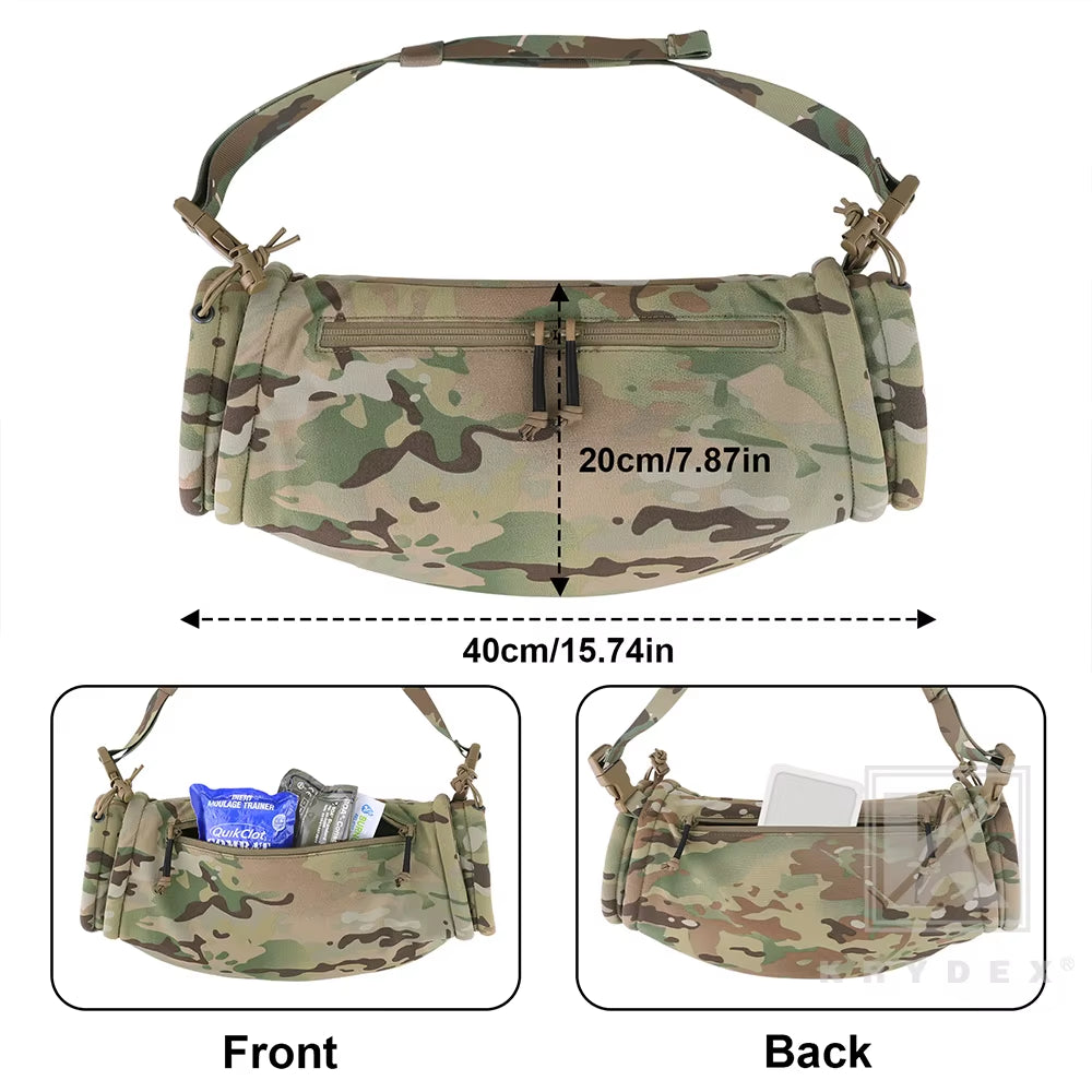 Tactical Hand Warmer Pouch Water-Resist Vest Drop Hanger Muff Warmer Pouch Outdoor Winter Hunting Field Survival Gear