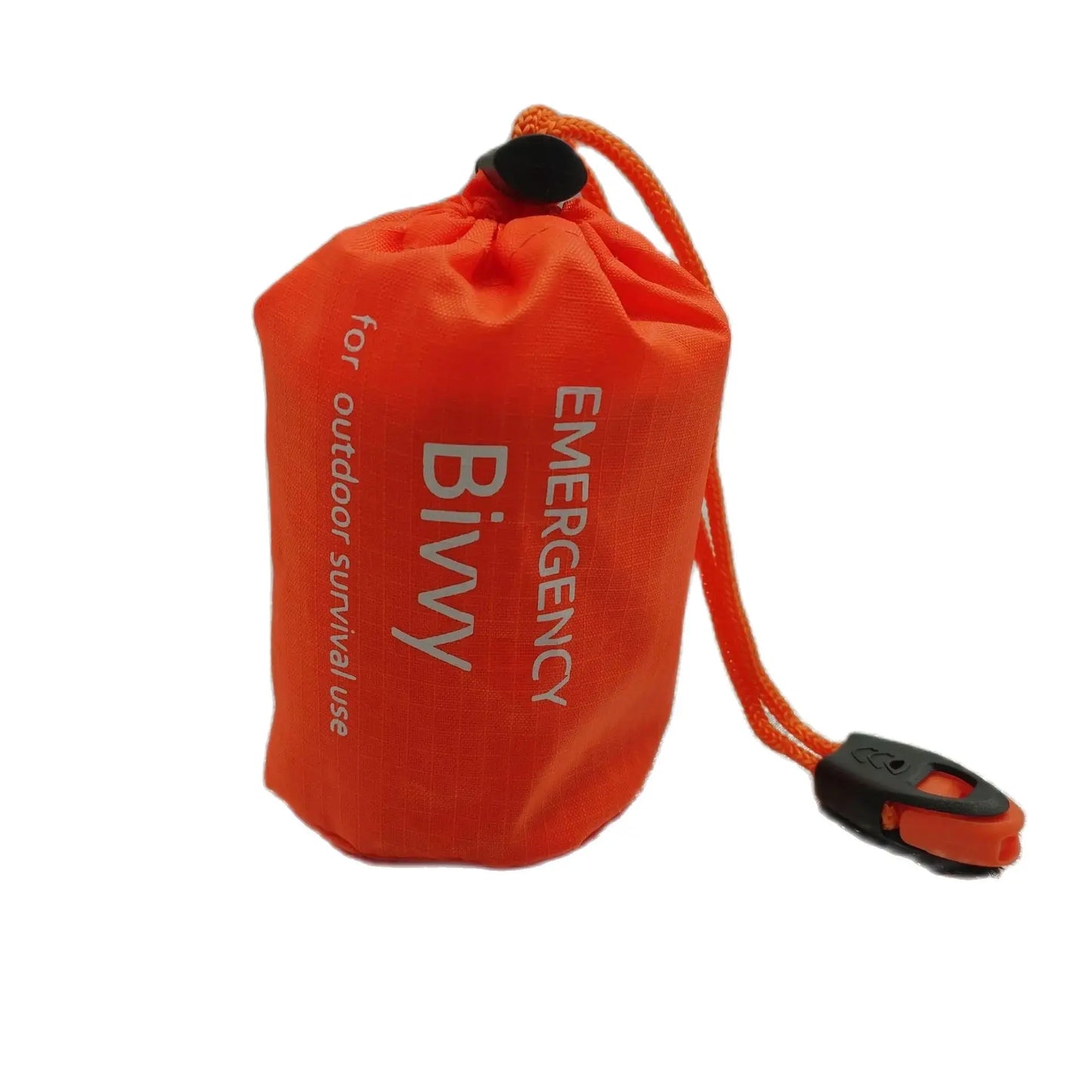 Waterproof Emergency Thermal Sleeping Bag for Camping Hiking Compact Bag Whistle and Storage Lightweight Survival Equipment